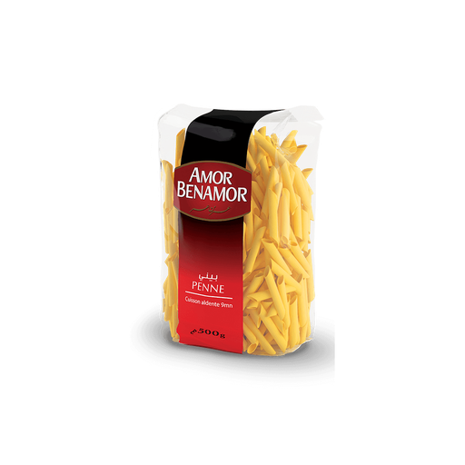 PATES ALIMENTAIRE PENNE AMOR BEN AMOR-500G